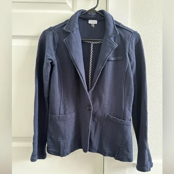 Ecru Style Women's Navy Blazer Jacket - Picture 1 of 7